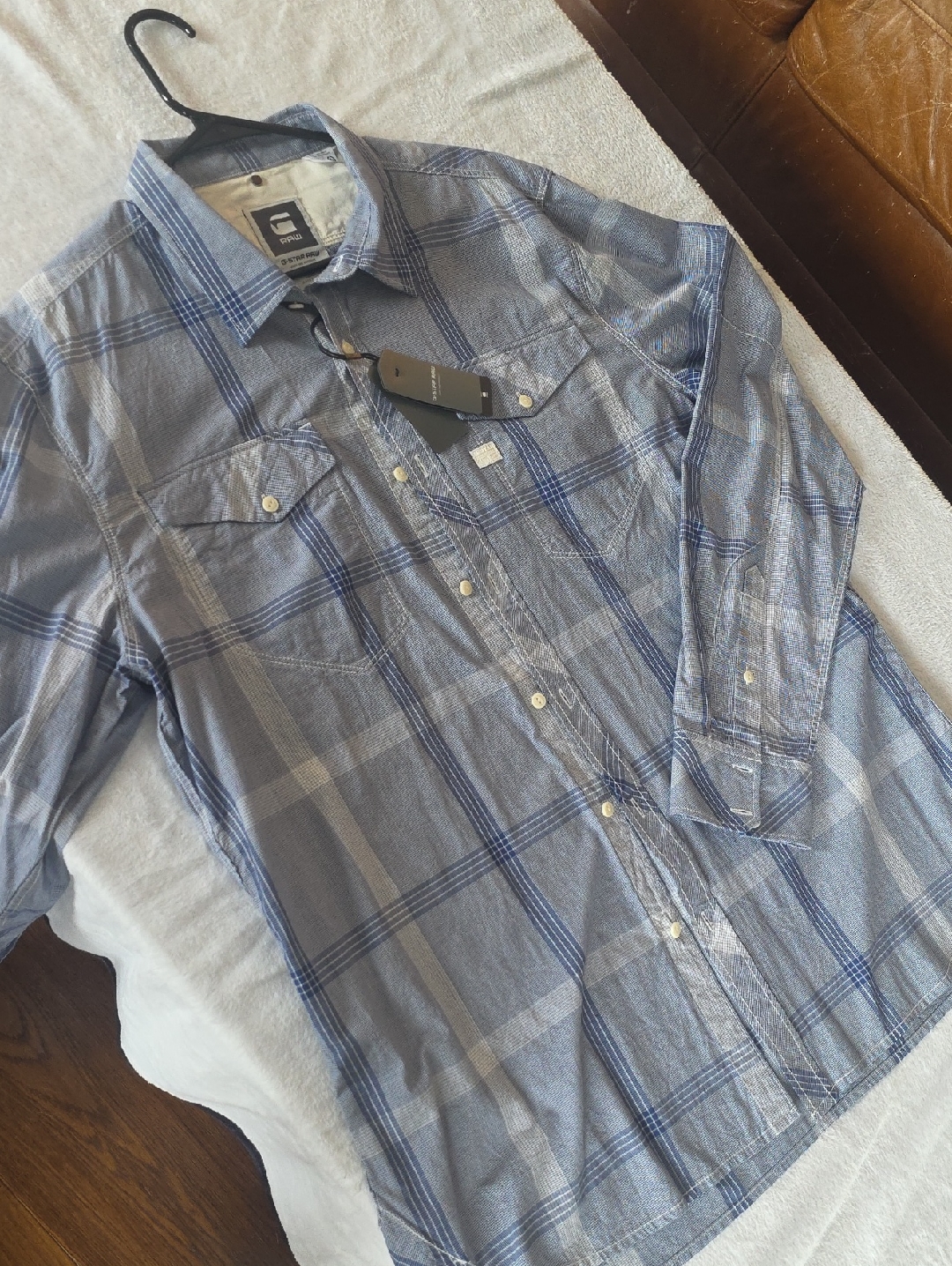 New G-Star Raw Button Up Casual Shirt! Xxxl